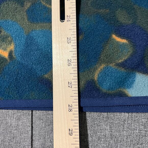 The North Face Fleece Sweatshirt Men Medium‎ Blue Camo PolarTec - Picture 5 of 7